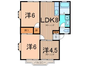 ハイツ　アルビレオの物件間取画像